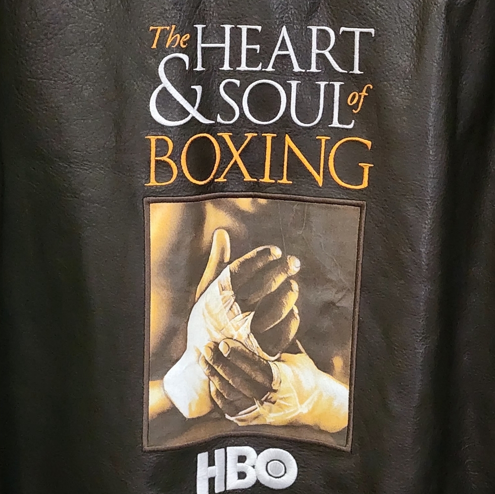 The Heart & Soul Of Boxing HBO Leather Jacket - Made In the USA